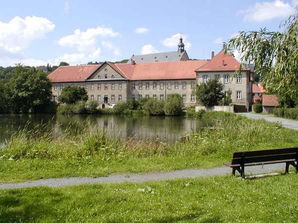 Blick auf Kloster Lamspringe